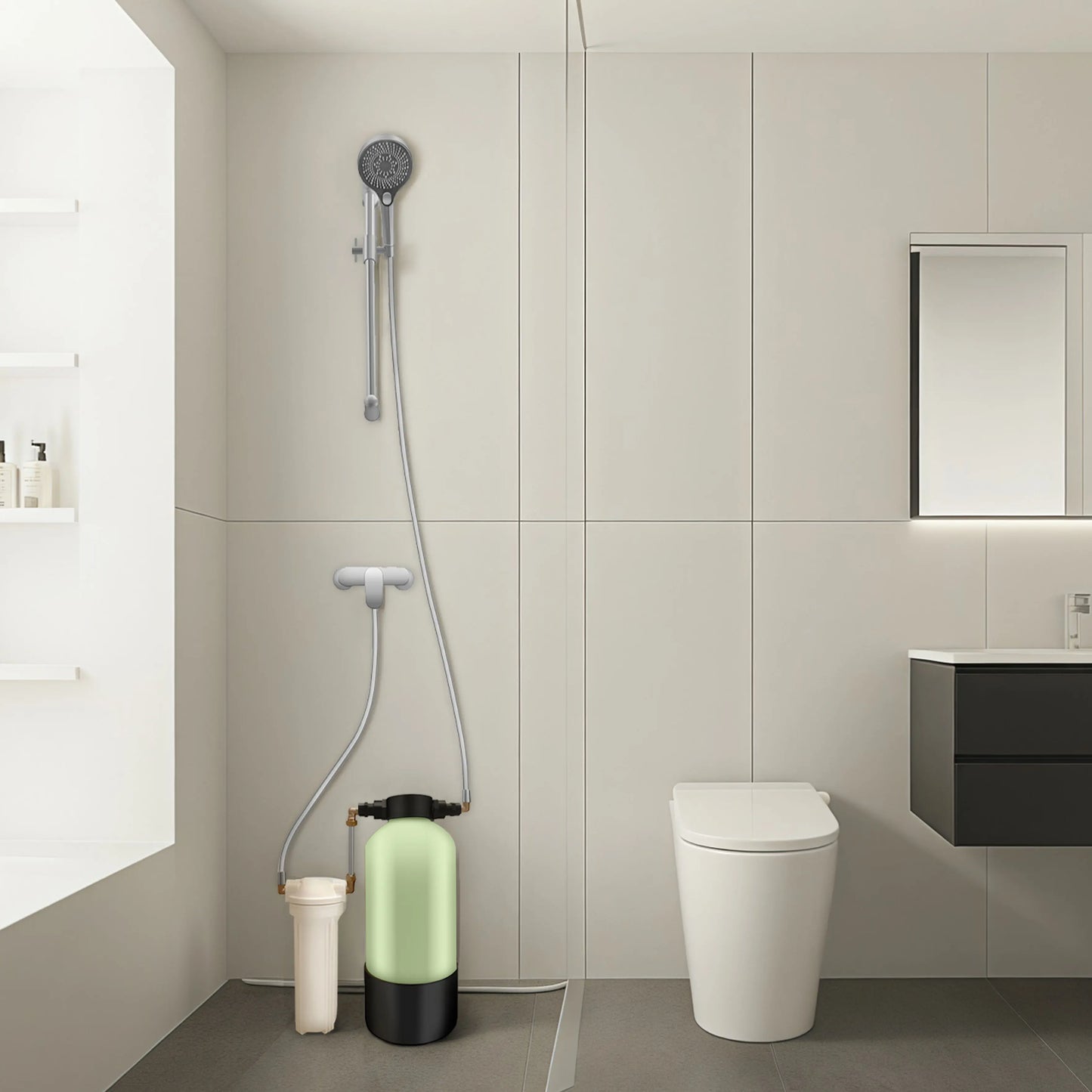 Shower Water Softener System