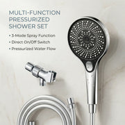 Multi-Function Pressurized Handheld Shower Set