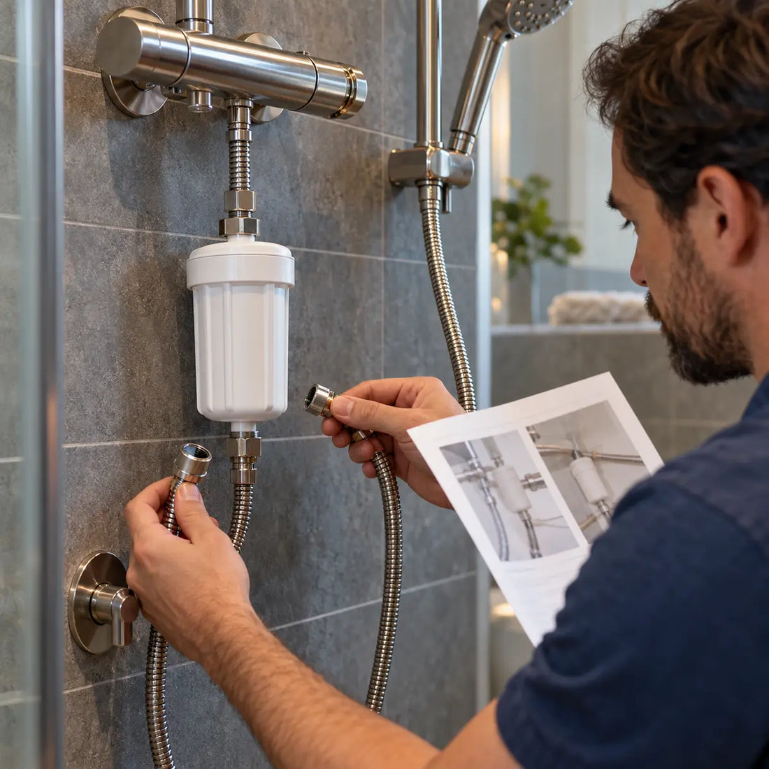 Shower Softener Installed Backward? Test It First