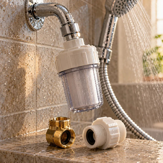 Brass vs. Plastic Shower-Softener Connectors: A Guide