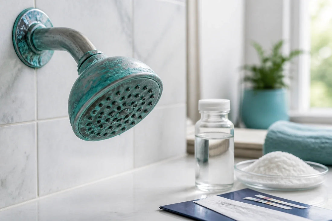 Blue-Green Shower Stains: Copper or Hard Water?