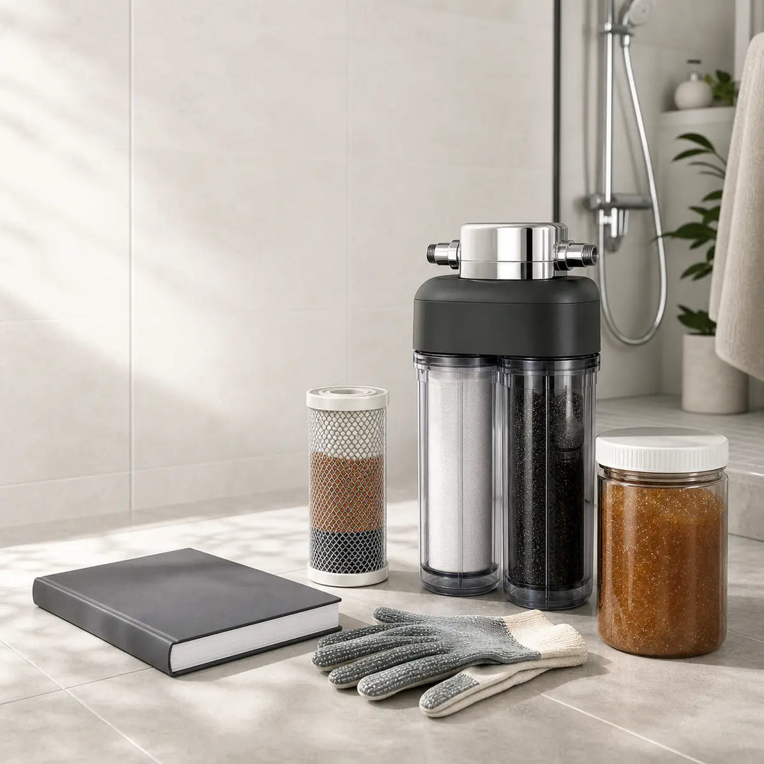 How to Dispose of Shower Filter Cartridges and Softener Resin