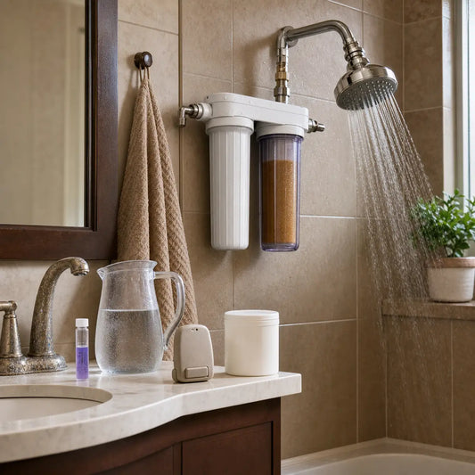 Shower Softener Above 20 GPG: Size and Recharge