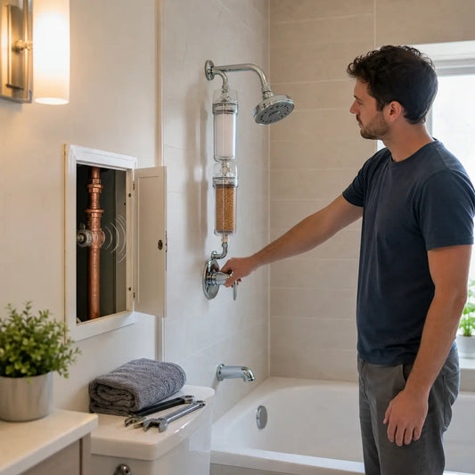 Shower Water Hammer After Filter or Softener: Diagnosis