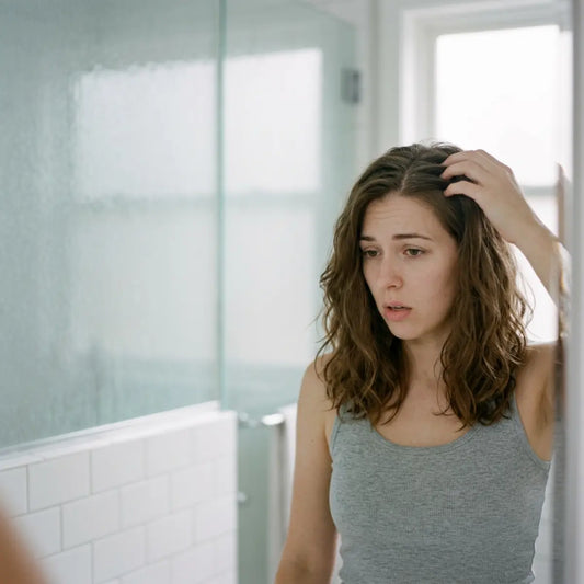 Why Dry Shampoo Buildup Gets Cemented by Hard Water