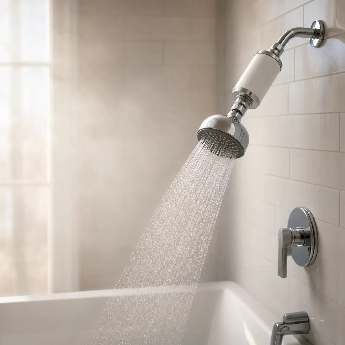 We Tested Rinse Power in Low-Flow Shower Softeners
