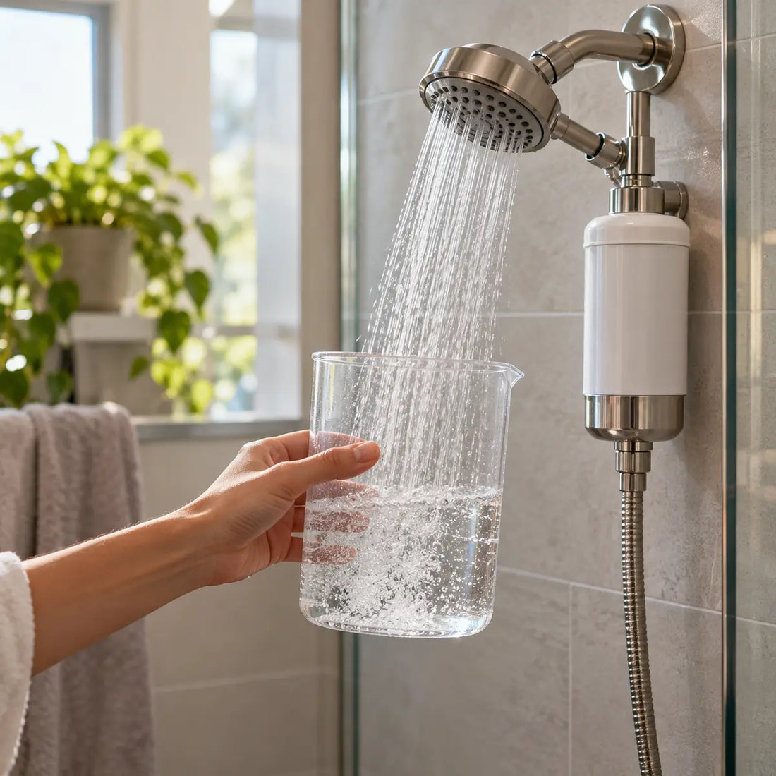 Portable Shower Softener Rinse Water: Measure Your Use
