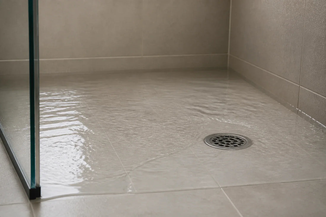 Why Is My Shower Drain Backing Up? A Safe Blockage, Shared-Line, and Sewer-Backup Checklist