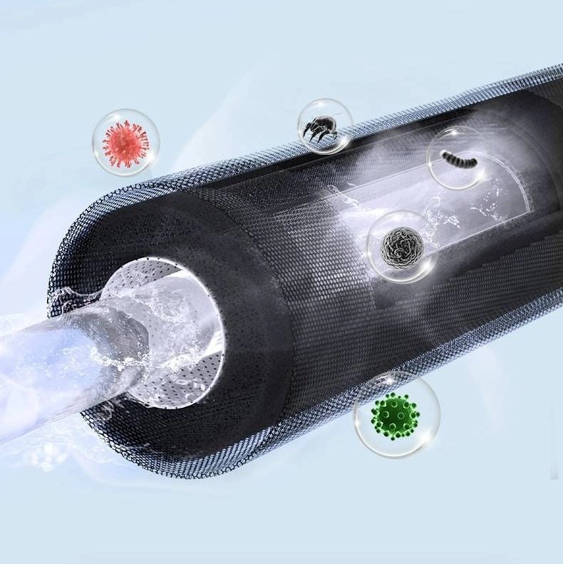 Activated carbon fiber filtration diagram