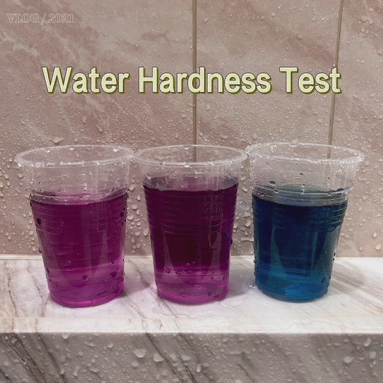 Shower Water Softener System Hardness Testing