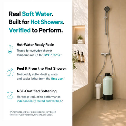 Shower Water Softener System for Hard Water