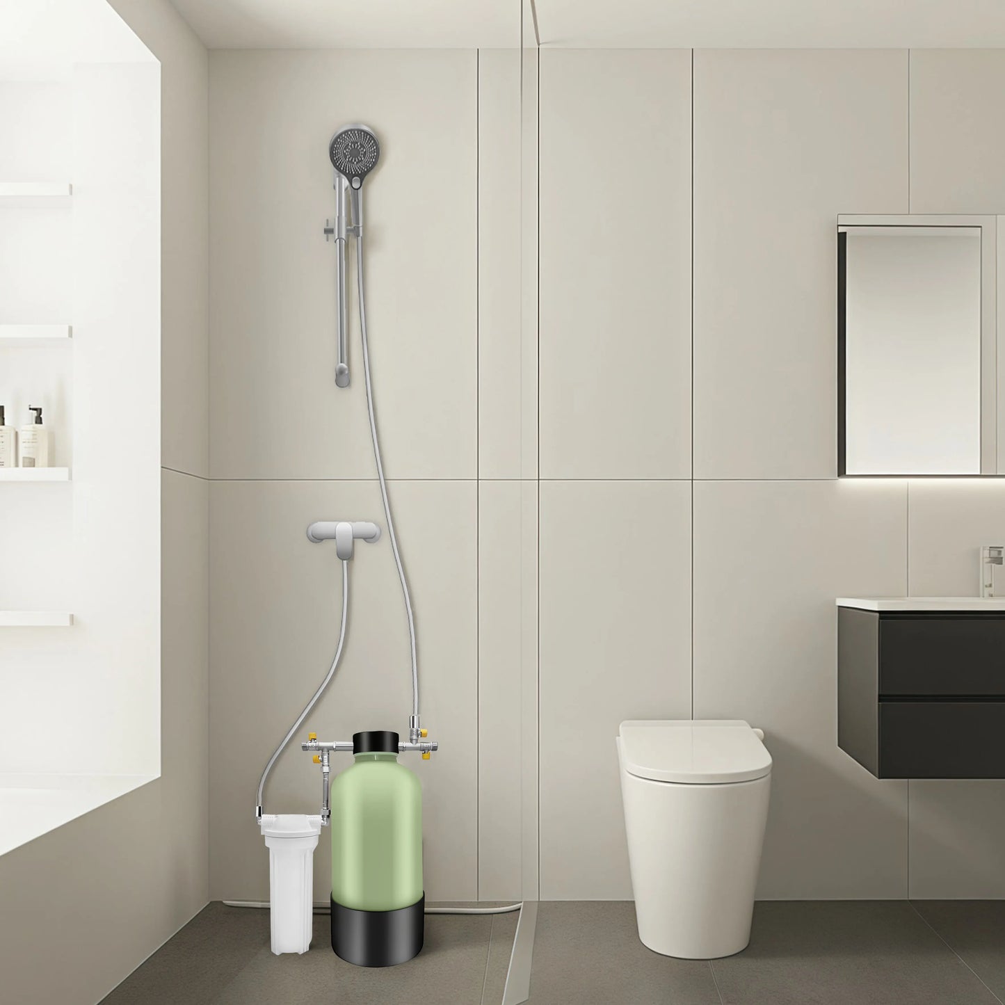 Shower Water Softener System