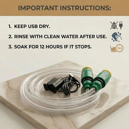 Shower Softener Recharge Pump Kit